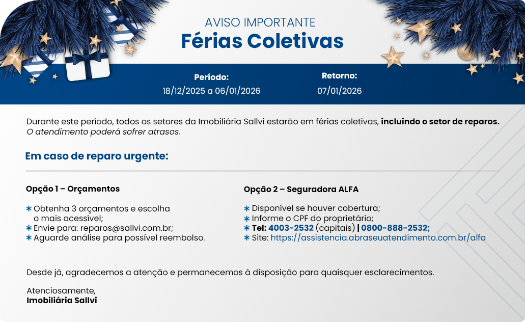 Feliz Natal e um Próspero Ano Novo!